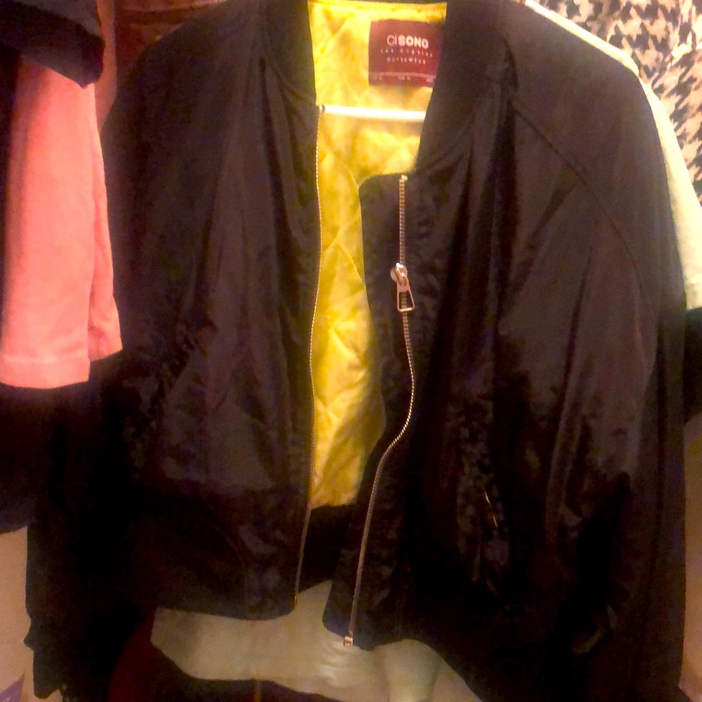 Black like green bomber jacket xl